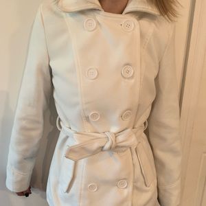 White Pea Coat